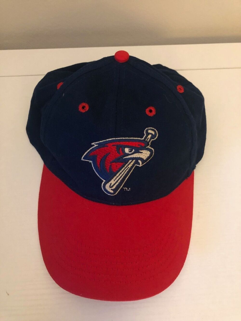 Fargo RedHawks Baseball Cap/Hat Adjustable Vintage Red/Blue